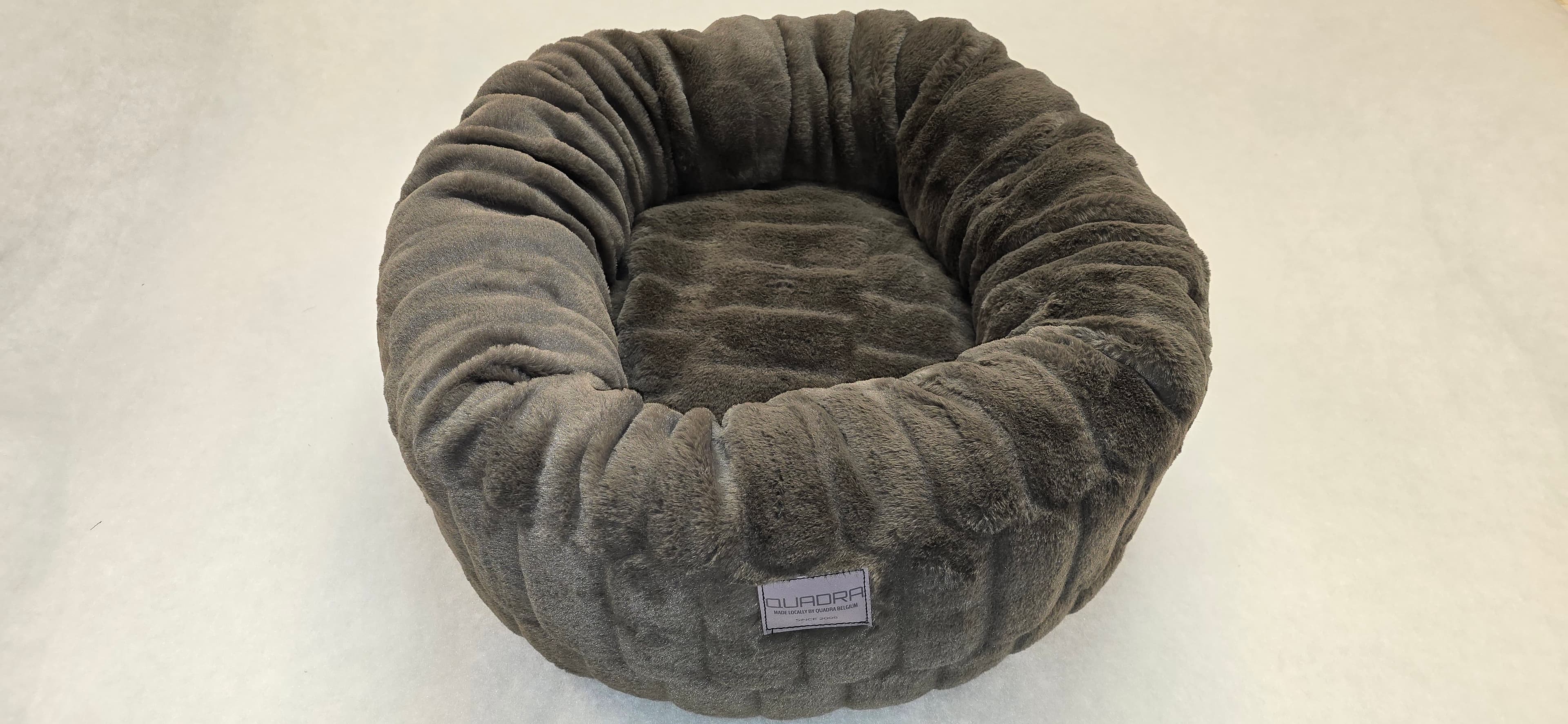 Doudou taupe foncé ligné